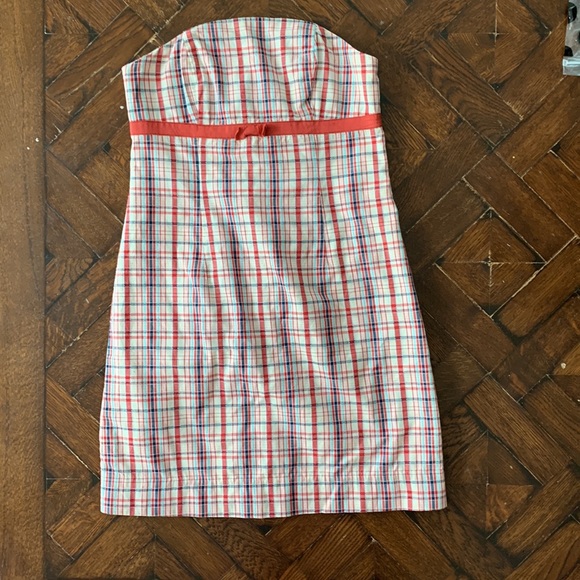 Lilly Pulitzer Dresses & Skirts - Lilly Pulitzer Plaid Strapless Dress